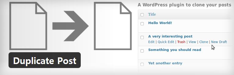 페이지 및 포스트 복제가 쉬워지는 플러그인 - Duplicate Post 1 duplicate-post