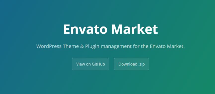 테마 및 플러그인 업데이트 플러그인 - Envato Market(대행사 작업 포함) 1 envatomarket 01