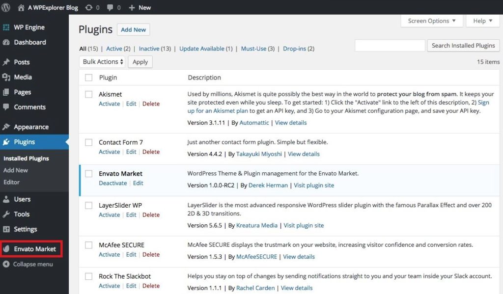 테마 및 플러그인 업데이트 플러그인 - Envato Market(대행사 작업 포함) 4 envatomarket 04