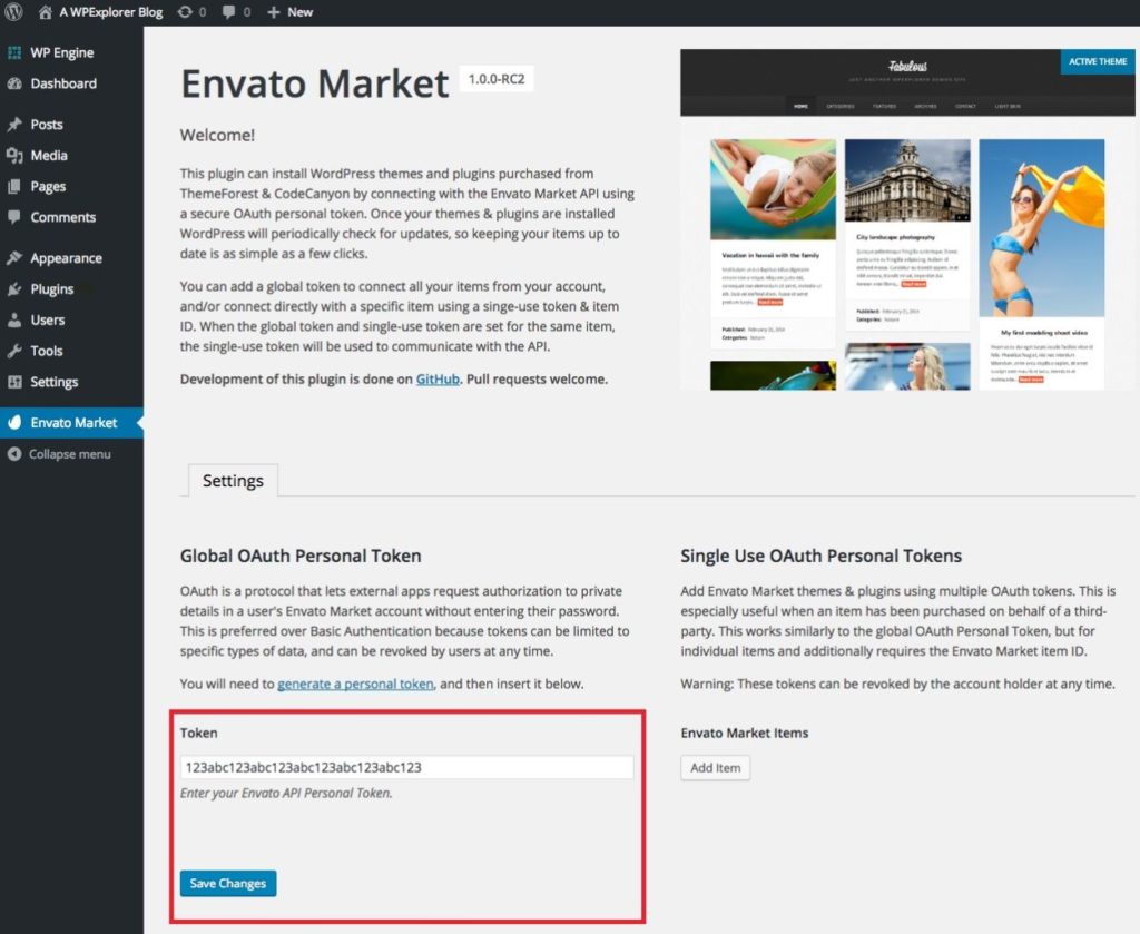 테마 및 플러그인 업데이트 플러그인 - Envato Market(대행사 작업 포함) 8 envatomarket 08