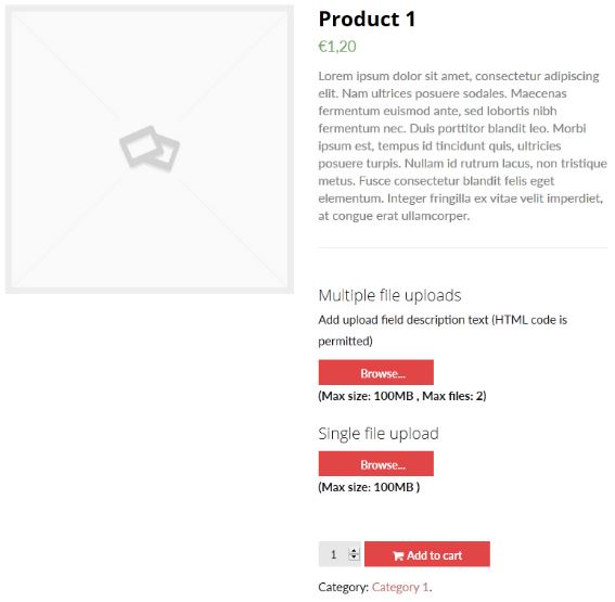 파일 업로드 플러그인 - WooCommerce Upload Files 2 woocommerce upload files 01