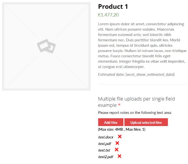 파일 업로드 플러그인 - WooCommerce Upload Files 3 woocommerce upload files 02