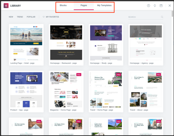 Elementor 템플릿이란? 4 post img1