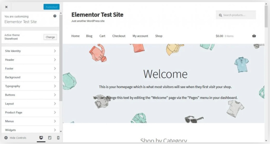 Elementor에서 WooCommerce Shop 페이지를 설정하는 방법 1 1 2