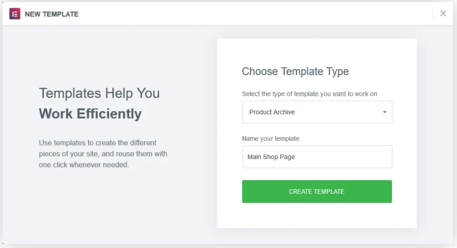 Elementor에서 WooCommerce Shop 페이지를 설정하는 방법 2 2 1