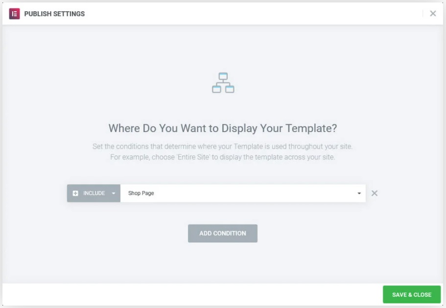 Elementor에서 WooCommerce Shop 페이지를 설정하는 방법 3 3 1