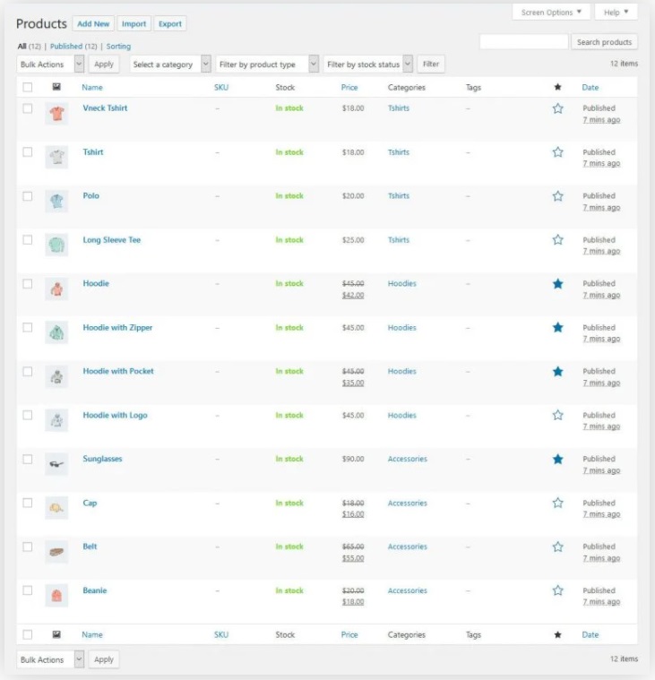 WooCommerce로 제품 추가하고 관리하는 방법 4 4