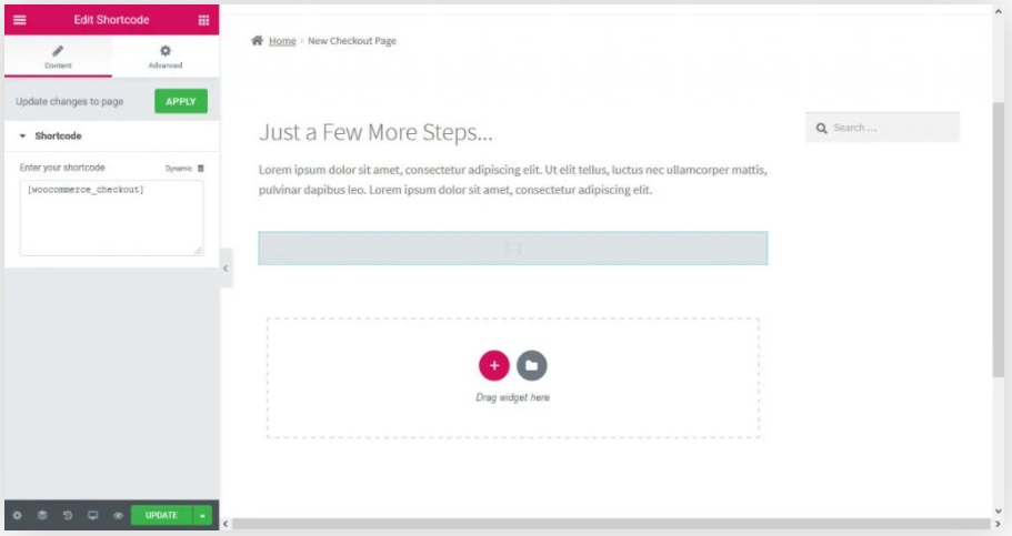 Elementor에서 WooCommerce Shop 페이지를 설정하는 방법 5 5 2