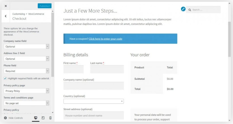 Elementor에서 WooCommerce Shop 페이지를 설정하는 방법 7 7 1